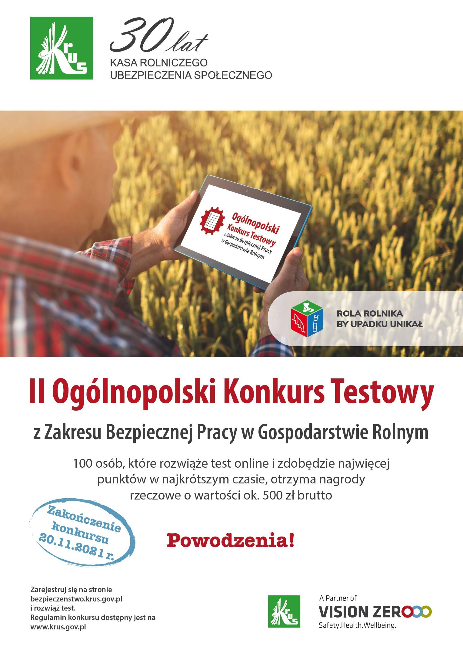 plakat konkurs KRUS