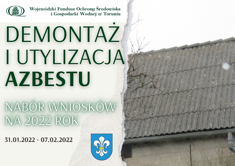 Dotacje na utylizację azbestu w 2022 r.