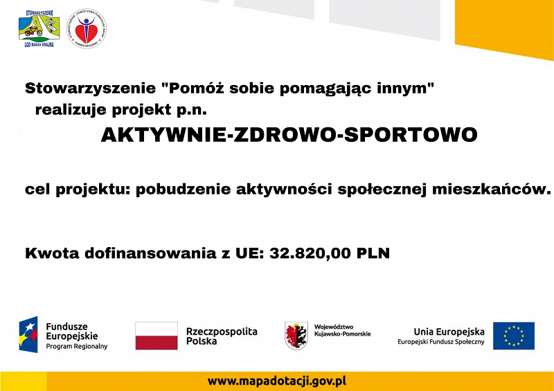 Plakat Aktywnie-Zdrowo-Sportowo