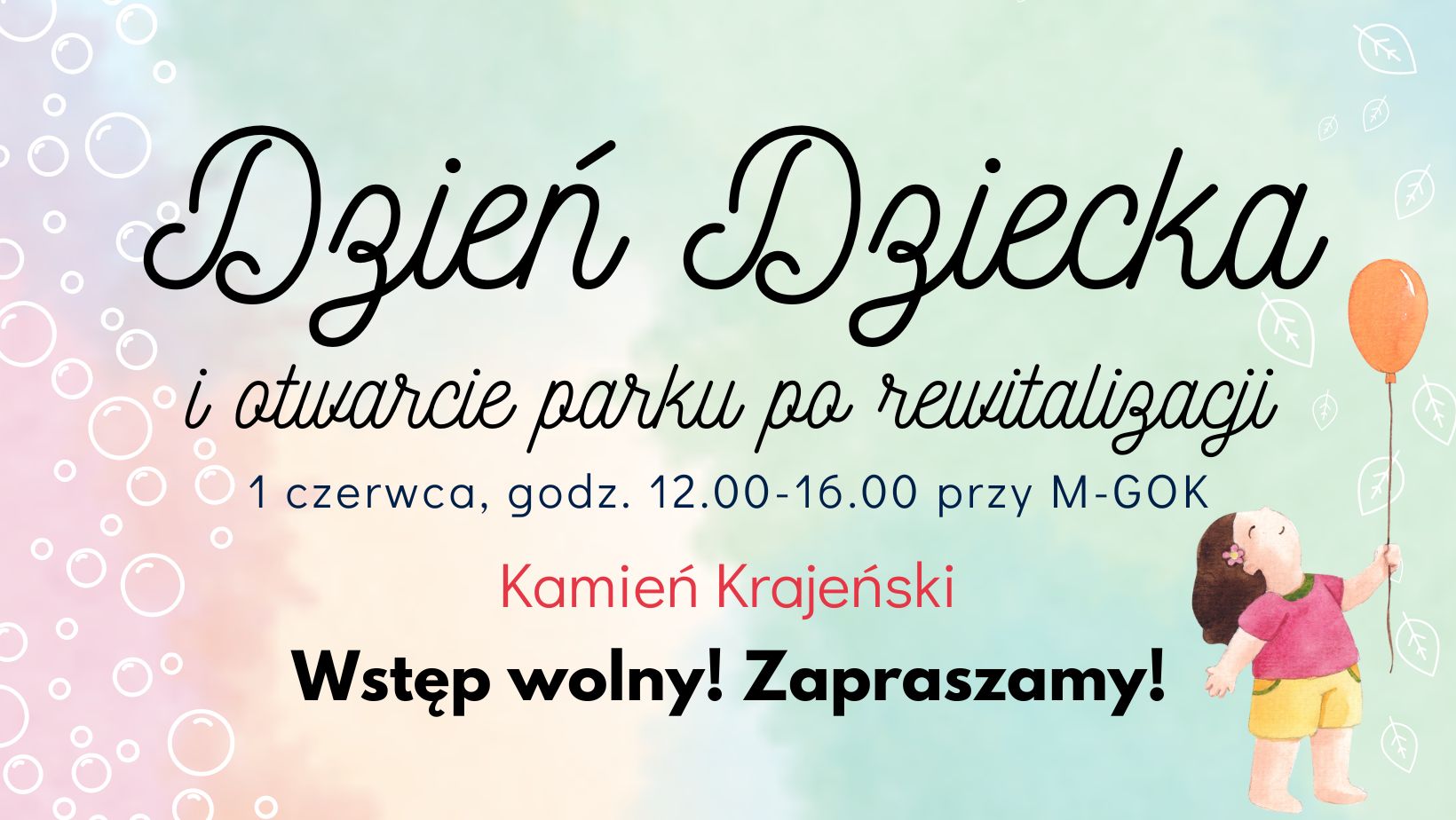 logo wydarzenia dzień dziecka