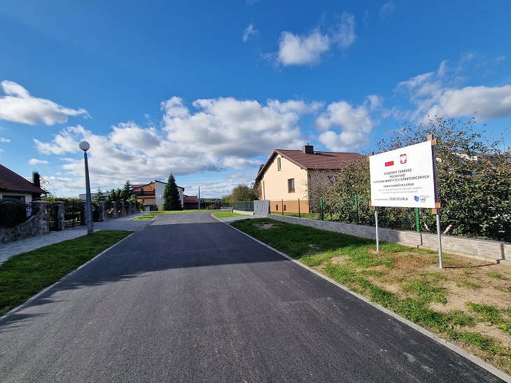 zdjęcie przedstawia ul. Matejki w Kamieniu Krajeńskim