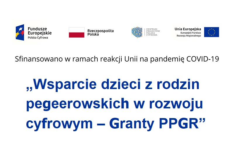 Sfinansowano w ramach reakcji Unii na pandemię COVID 19