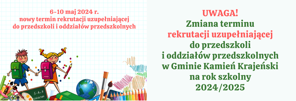 rekrutacja do przedszkoli