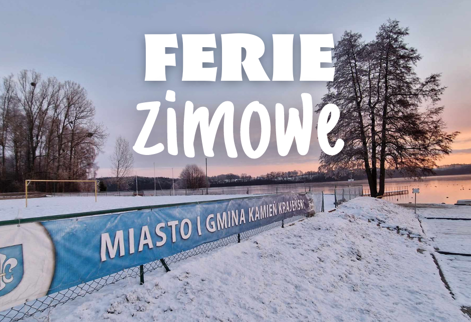widok na boiska przy plaży w Kamieniu Krajeńskim