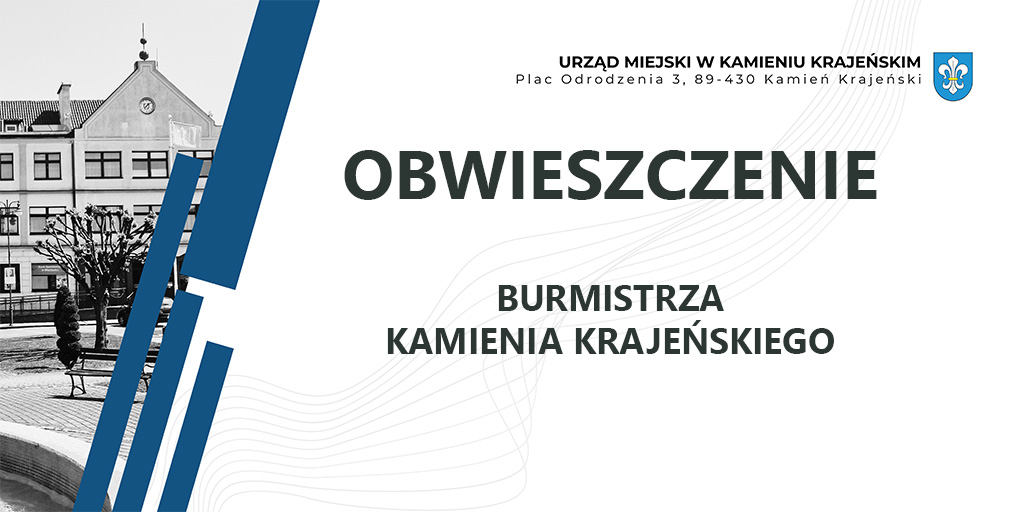 Obwieszczenie Burmistrza
